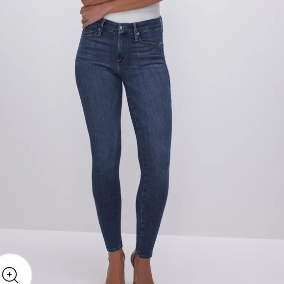 Good American Denim - Good American Good Legs Dark Blue Skinny Jeans